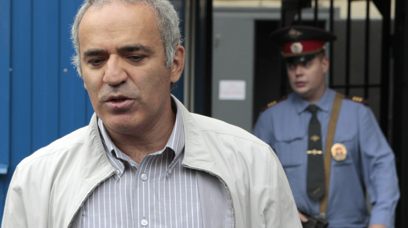 Garijs Kasparovs ir Krievijas varas partijas pretinieks
Foto: AP / Scanpix
