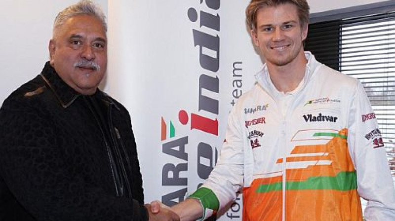 "Force India" vadītājs un Hilkenbergs
Foto: Force India