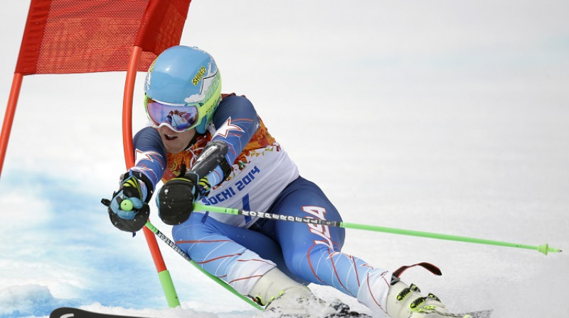 Teds Ligetijs atnesa ASV pirmo zeltu kalnu slēpošanā šajās olimpiskajās spēlēs
Foto: AP/Scanpix