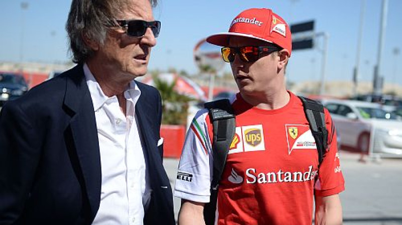 "Ferrari" prezidents Luka di Montedzimolo un Kimi Raikonens
Foto: LaPresse/Scanpix