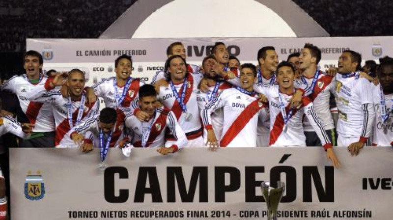 "Club Atletico River Plate" atkal Argentīnas virsotnē
Foto: AFP/Scanpix