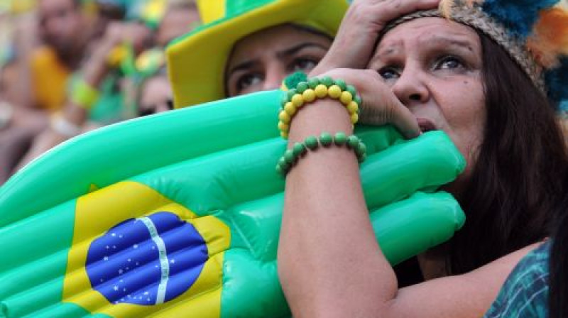 Brazīlijas līdzjutēji
Foto:AFP/Scanpix
