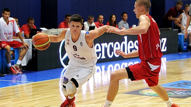 Rihards Lomažs: 23 punkti uzvarā pār Poliju
Foto: www.fibaeurope.com