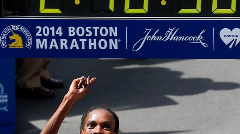 Rita Džeptū šopavasar sasniedza Bostonas maratona rekordu 
Foto: AFP / Scanpix