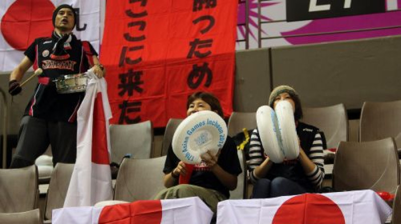 Japānas basketbola līdzjutēji
Foto: AFP/Scanpix