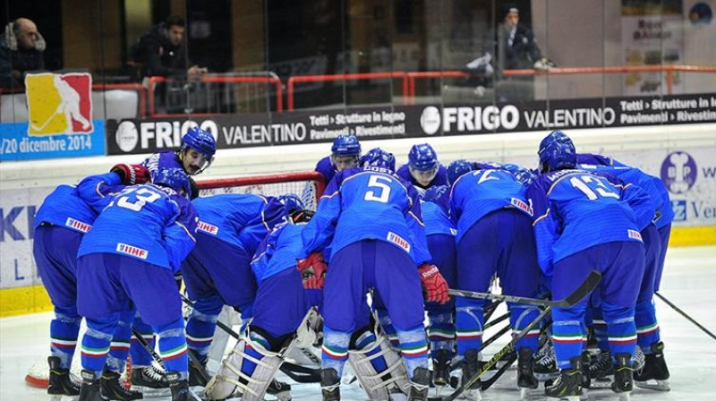 Itālijas hokejisti
Foto: Pablo Basso Photo