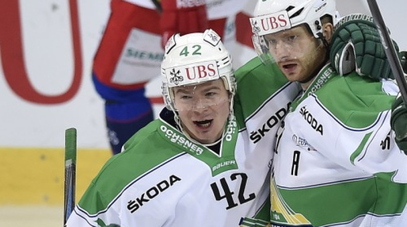 Dmitrijs Sjomins un Aleksejs Gluhovs
Foto: AP/Scanpix