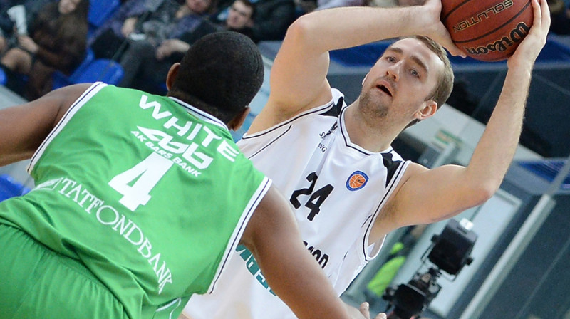 Rihards Kuksiks debijas spēlē "Nizhny Novgorod" vienībā
Foto: nn-basket.ru