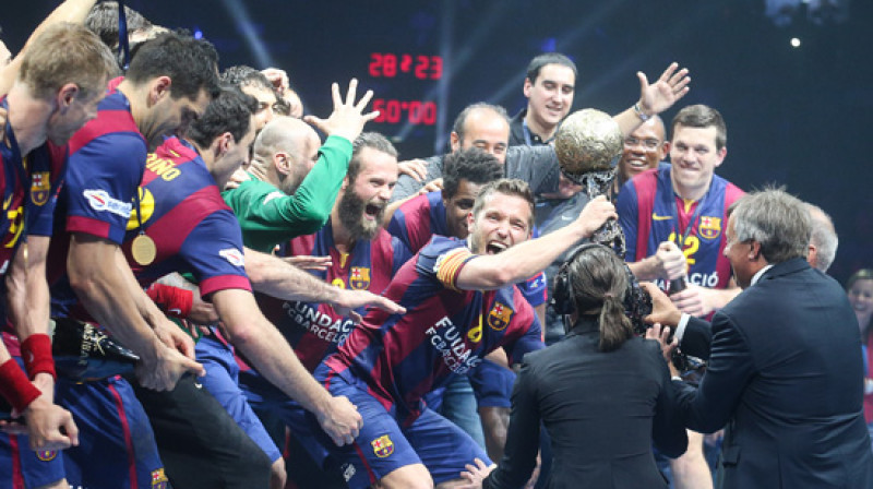 FC "Barcelona" handbolistiem - Čempionu kauss. Tagad kārta futbolistiem...