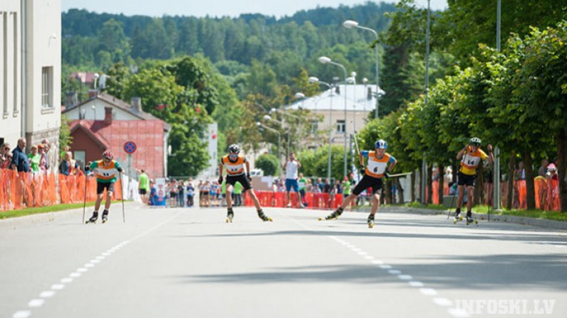 Latvijas čempionāts sprintā Madonā. Foto: Infoski.lv