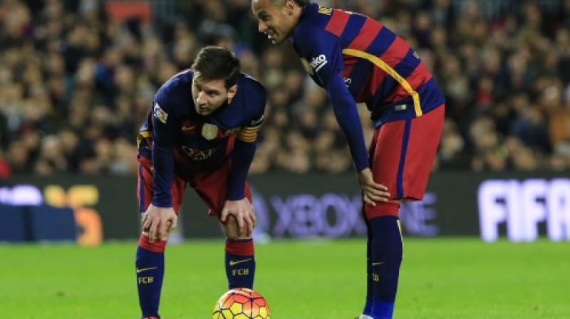 Lionels Mesi un Neimārs
Foto: AFP/Scanpix