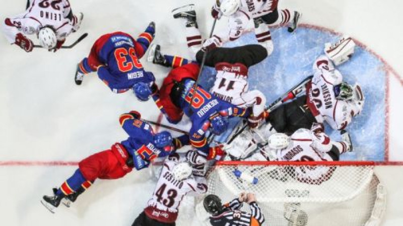 Rīgas "Dinamo" un Helsinku "Jokerit" pirmais duelis pārvērtās neprātīgā trillerī
Foto: jokerit.com