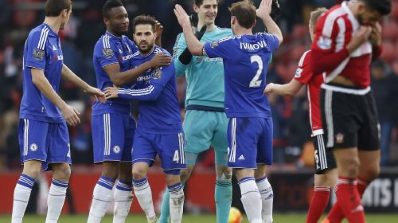 ''Chelsea'' atzīmē uzvaras vārtus
Foto: AP/Scanpix