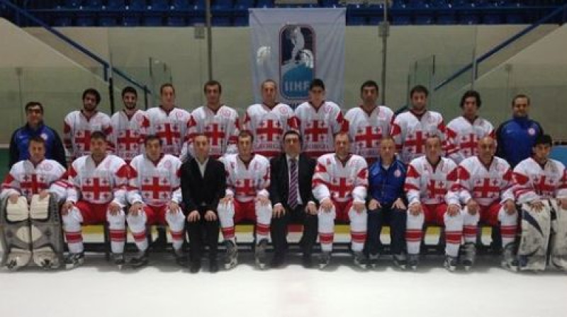 Gruzijas hokeja valstsvienība
Foto: iihf2016.org