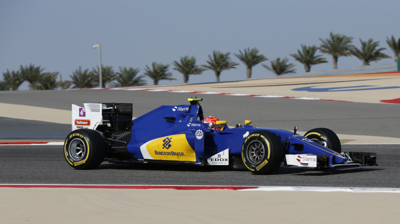 "Sauber" komandas pilots Felipe Nasrs
Foto: TT NYHETSBYRÅN/Scanpix