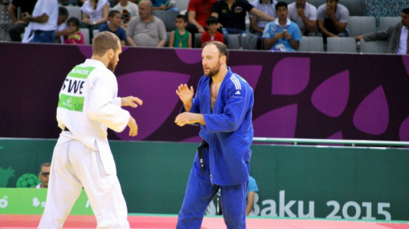 Martins Paceks un Jevgeņijs Borodavko 
Foto: Mārtiņš Mālmeisters, olimpiade.lv