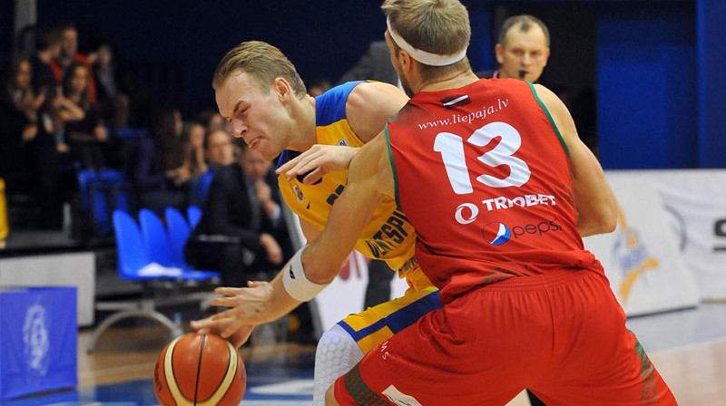 Māris Gulbis pret Gintu Antropu
Foto: bkventspils.lv