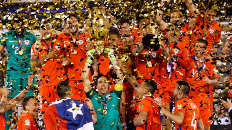 Čīle svin uzvaru "Copa America"
Foto: SIPA/Scanpix