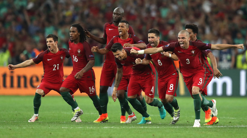 Portugāles izlases prieki
Foto: AFP/Scanpix