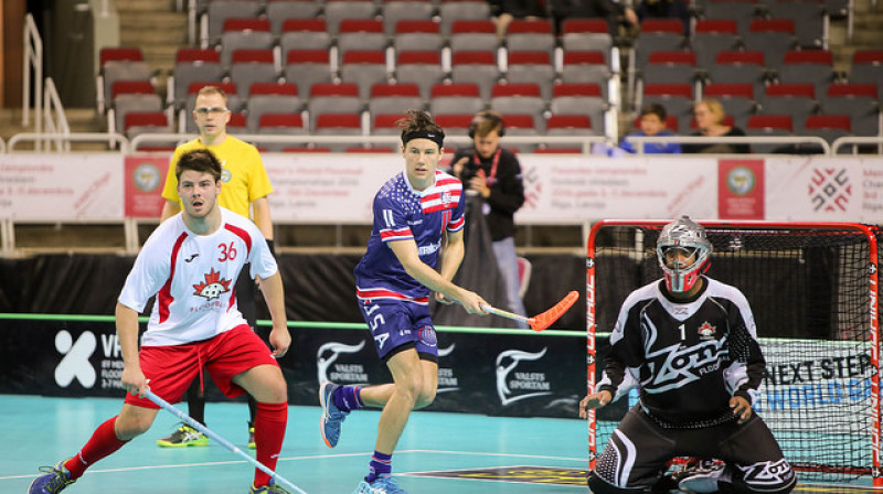 ASV izlasei izdevies izcīnīt ļoti svarīgu uzvaru
Foto: Ritvars Raits, IFF Floorball