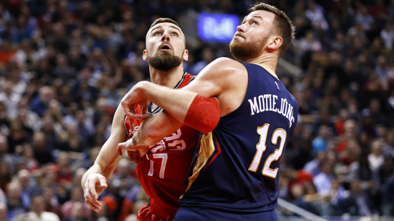 Divi no četriem lietuviešiem NBA - Jons Valančūns un Donāts Motejūns 
Foto: USA Today Sports / Scanpix