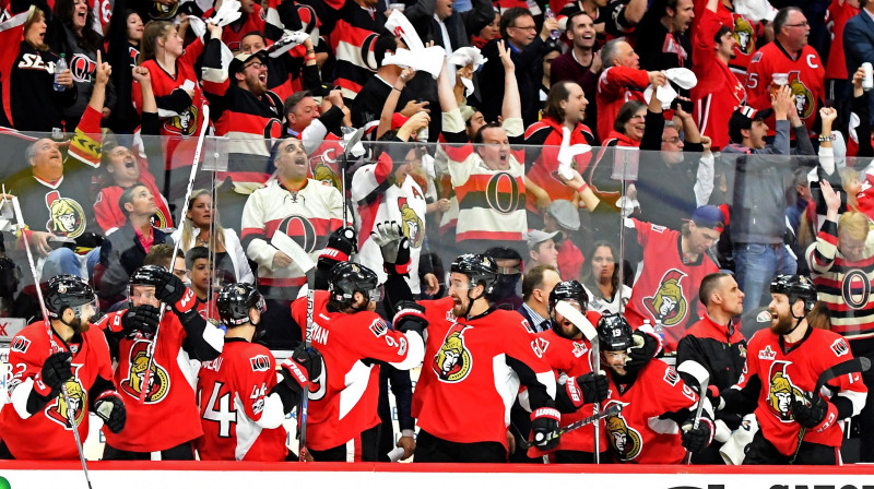 Otavas "Senators" hokejistu prieki
Foto: USA Today Sports/Scanpix