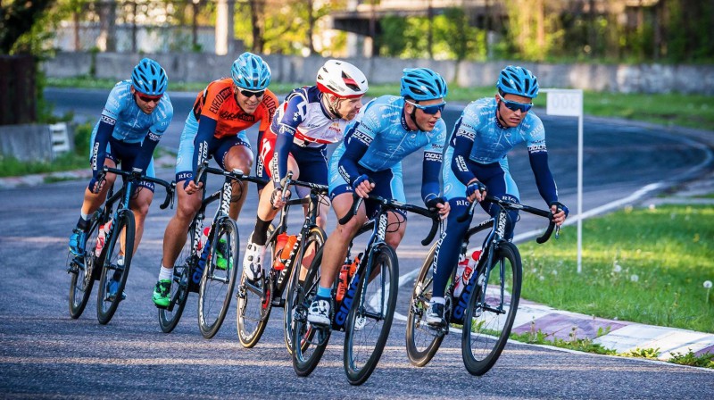 Sacensību vadošā grupa
Foto: Kaspars Suškevičs