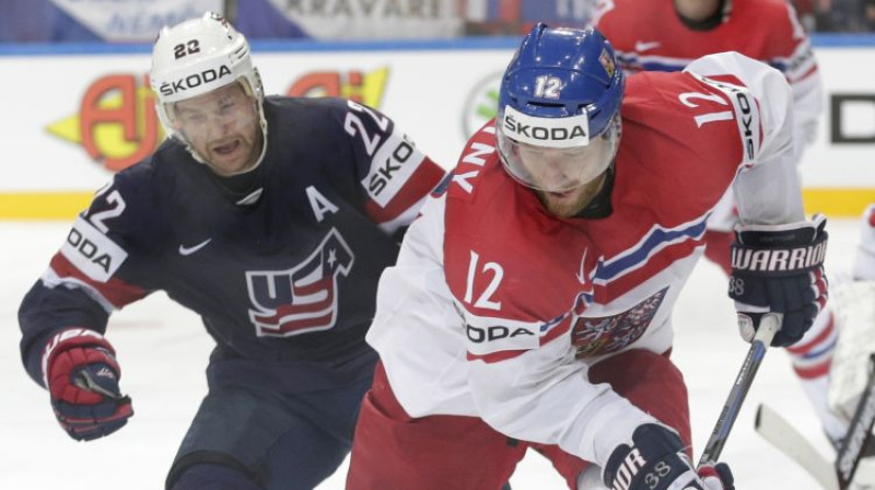 Jiži Novotnijs pirms diviem gadiem Čehijas izlases sastāvā pasaules čempionātā
Foto: AP/Scanpix