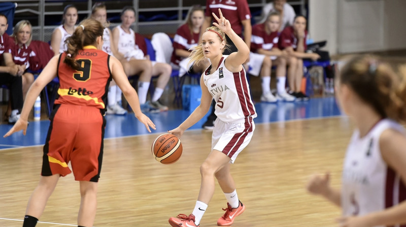 Maija Gertsone 2016. gada Eiropas U18 čempionātā
Foto: fiba.com