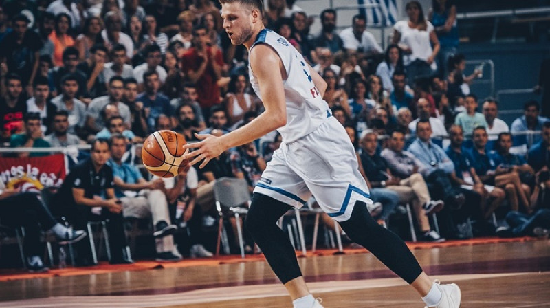 Vasilis Haralampopuls: 10 punkti un 10 bumbas finālā pret Izraēlu
Foto: FIBA