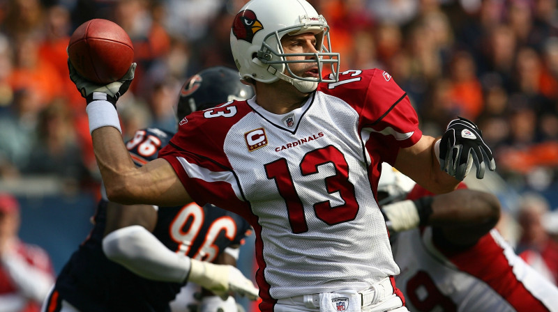 Kurts Vorners pārstāvot Arizonas "Cardinals" komandu
Foto: AFP/Scanpix