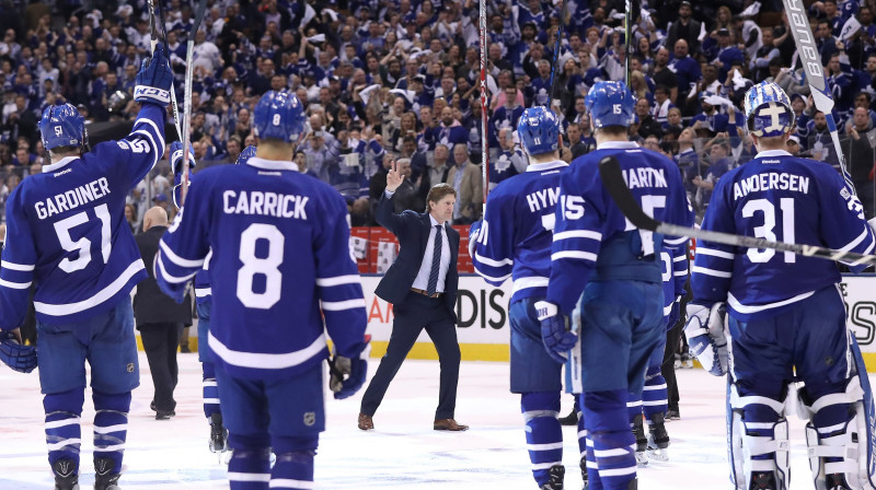 Toronto "Maple Leafs" spēlētāji
Foto: AFP/Scanpix