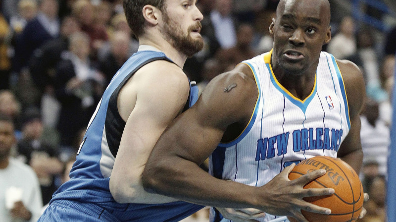 Kevins Lavs un Emeka Okafors
Foto: AP/Scanpix