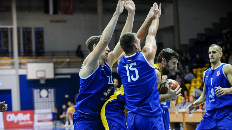 "Jūrmalai" ar Ronalda Zaķa apturēšanu neveicās. Kā klāsies pret LU?
Foto: basket.lv