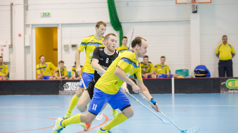 Iespējams, Ingus Laiviņa pirmā spēle šosezon sekmēja Stalbes "Pārgaujas" piecu zaudēto spēļu sēriju izbeigšanu
Foto: Floorball.lv