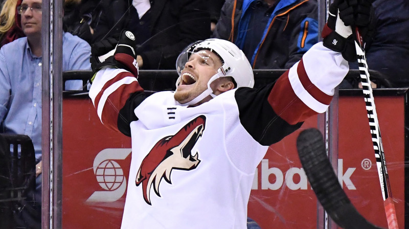 Viens no vārtu autoriem "Coyotes" rindās - Makss Domi
Foto: USA Today Sports/Scanpix