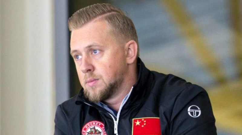 Ķīnas kluba prezidents Raitis Pilsētnieks 
Foto: Kunlun Red Star / rsport.ria.ru