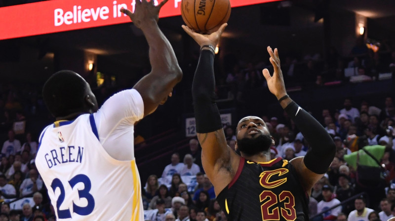 Dreimonds Grīns un Lebrons Džeimss 
Foto: USA Today Sports / Scanpix