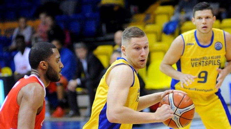 Ingus Jakovičs pirmajā spēlē pret "Elan Chalon"
Foto: FIBA Champions League