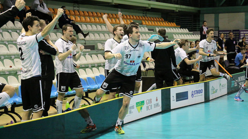 Vācijas izlasei laimīga izglābšanās kopumā nepārliecinošā turnīrā
Foto: IFF Floorball