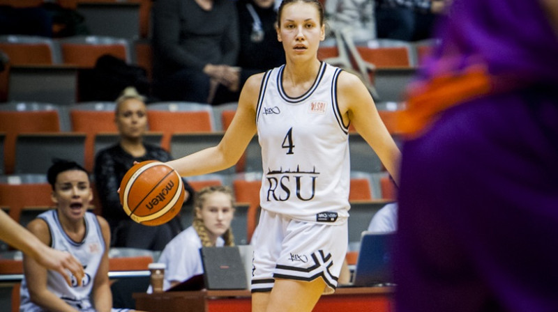 Anna Buša: septiņi bloķēti metieni uzvarā pār Daugavpils Universitāti
Foto: Renārs Koris