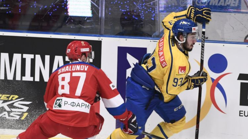 Maksims Šalunovs pret Miku Zibanejadu
Foto: EPA/Scanpix