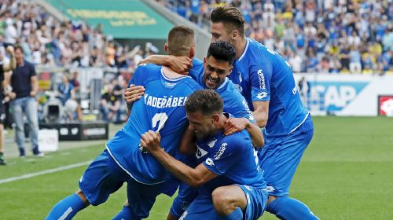 "Hoffenheim" pirmo reizi kluba vēsturē Bundeslīgas TOP3
Foto: EPA/Scanpix