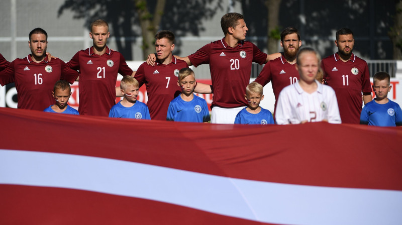 Latvijas futbola izlase
Foto: Romāns Kokšarovs, f64