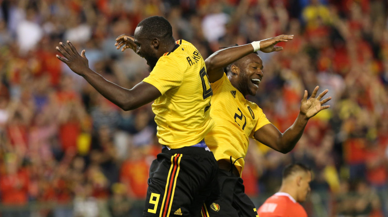 Romelu Lukaku un Mišī Bačuajī
Foto: Reuters