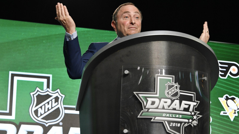 NHL komisārs Garijs Betmens
Foto: USA Today/Scanpix