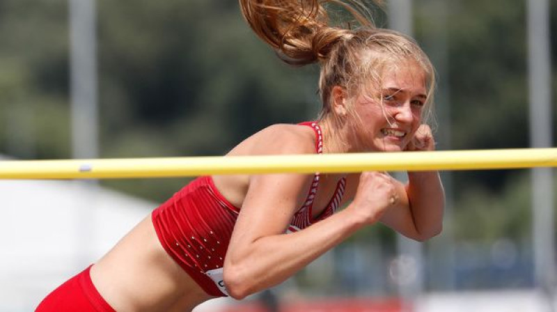 Kristīne Blaževiča Eiropas U18 čempionātā
Foto: Getty Images Europe