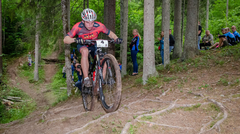 Sestdien Ogres zilajos kalnos notiks Latvijas čempionāts MTB XCO krosā
Foto: Agnis Melderis