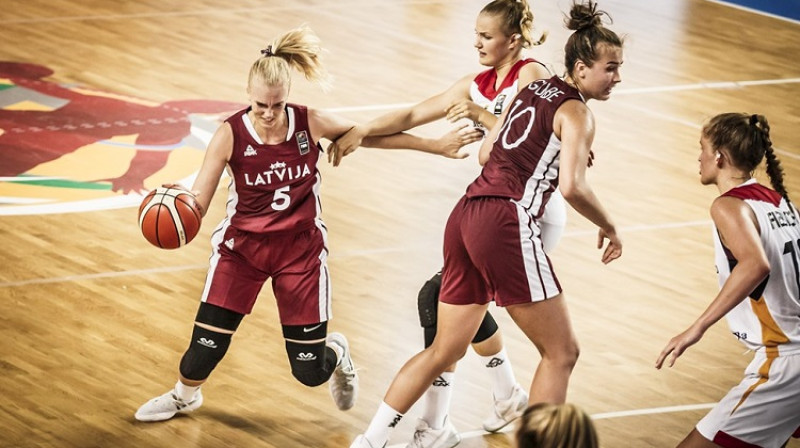 Elizabete Zumenta spēlē pret Vāciju
Foto: FIBA