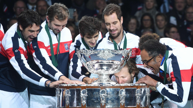 Pašreizējā Deivisa kausa čempione Francija
Foto: AFP/Scanpix